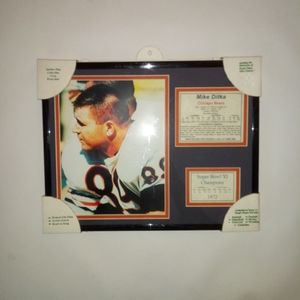 Mike Ditka NFL Plaque